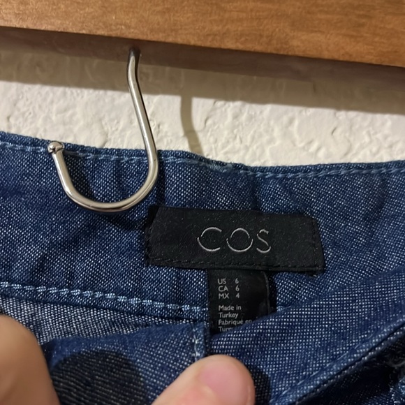 COS | Straight Leg Denim Trouser Pant Women’s 6 NEW - Picture 3 of 6
